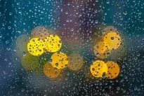 bokeh raindrops window glass wet wallpaper