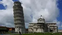 Pisa Leaning Tower Italy background wallpaper