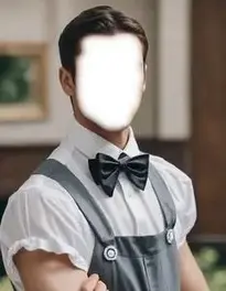 French Maid Costume Male Fancy Dress