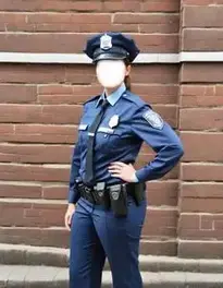Police Woman Fancy Dress Outfit
