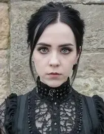 Goth Outfit face swap