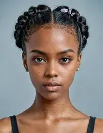 Black Female Character For Halloween face swap
