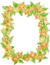 Floral frame