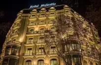 Hotel Majestic, Barcelona background wallpaper