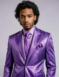 Purple Pimp Suit face swap
