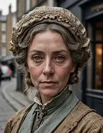 Mrs Cratchit face swap