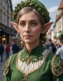 Mrs Elf face swap