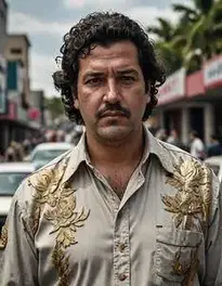 Pablo Escobar face swap