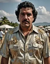 Pablo Escobar Fancy Dress face swap