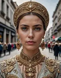 Attire Woman face swap
