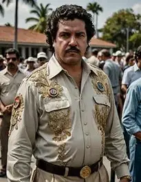 Pablo Escobar face swap