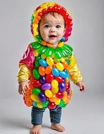 Baby Jelly Bean face swap