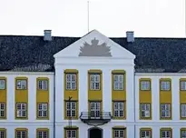 The Castle Of Augustenborg Denmark Built In The 18th Century Background