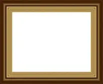 Brown Frame PNG Transparent Clipart