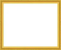 Golden Frame PNG Transparent Clipart