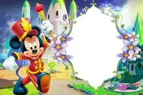Kids Transparent PNG Photo Frame with Micke Mouse