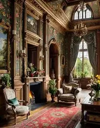 English Manor Wallpaper
