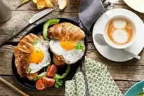 Rich Breakfast Background. Add your photos (2000x1334px)