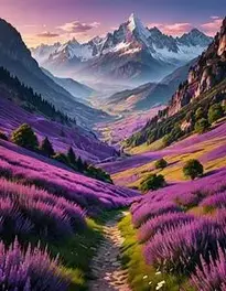 Purple Aesthetic Wallpaper Landscape