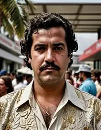 Pablo Escobar Fancy Dress face swap