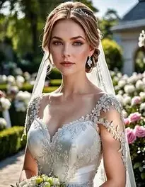 Modern Gown Design For Principal Sponsor face swap