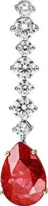 Add Red Ruby Diamond Earrings To Photo