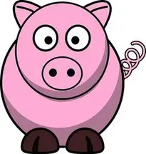 Pig, Pink, Animal, Farm, Piggy, Piglet. Add to your photo