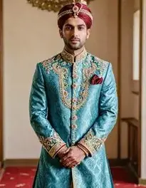 Sherwani And Pagdi face swap