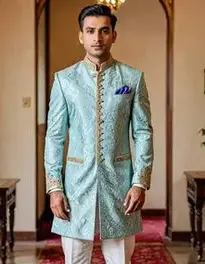 Coat Pant Jodhpuri Style face swap