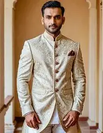 New Style Jodhpuri For Man face swap