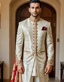 Sherwani Style Salwar Suits face swap
