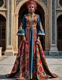 Ankara Gown Styles For Woman face swap