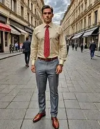 Formal Pant Shirt Style face swap
