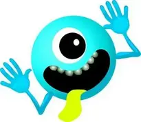 Alien, Light Blue, Smiley, Monster. Add to your photo