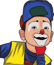 Boy, Cartoon, Clown, Comic. Add to your photo