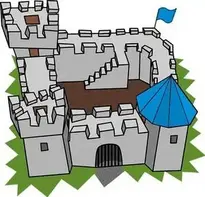Building, Cartography, Cartoon, Castle. Add to your photo