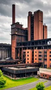 Zollverein Coal Mine Industrial Complex In Essen Wallpaper