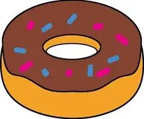 Doughnut, Clipart, Food, Snack. Add to your photo