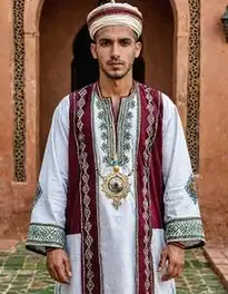 Traditional Moroccan Clothes For Man face swap