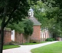 Gate Fence 18th Century Wall wallpaper