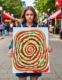 Twister Mat Sandwich Board Adult face swap