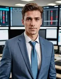 Financial Quantitative Analyst face swap