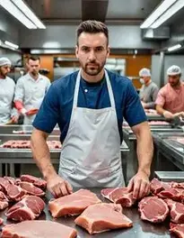 Meat Poultry And Fish Cutters And Trimmer face swap