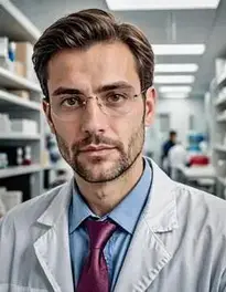 Microbiologist face swap