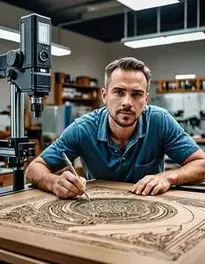 Pantograph Engraver face swap