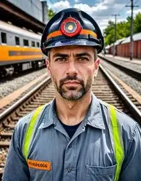 Railroad Inspector face swap