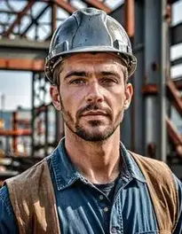 Structural Iron And Steel Worker face swap