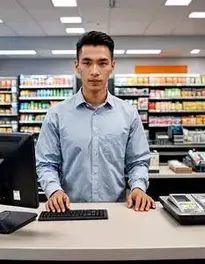 Cashier face swap