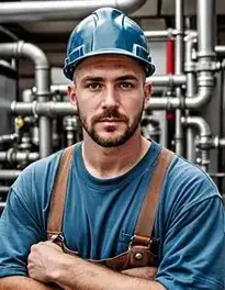 Plumbers Pipefitters And Steamfitter face swap