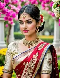 Saubhagyavati Saree face swap
